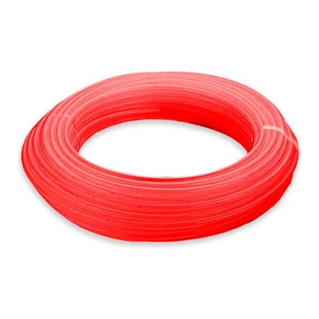 Alpha Technologies Aignep USA 1/2" OD Nylon Tubing, Red Color, 100' Roll, 160-500 psi N11-083-100